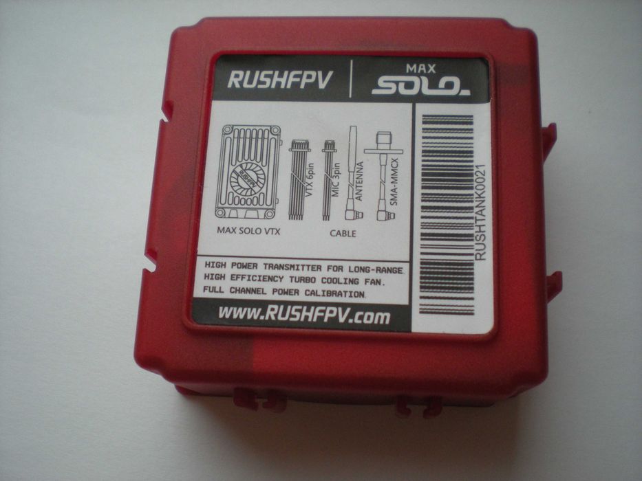 Відеопередавач (VTX) RushFPV Max Solo 2.5W 5.8GHz 48CH