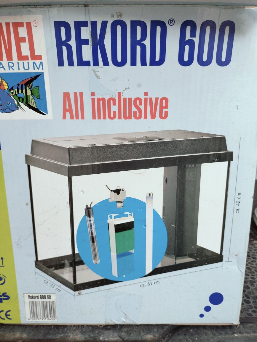 Akwarium Juwel Record 600 60l jak nowe plus gratis