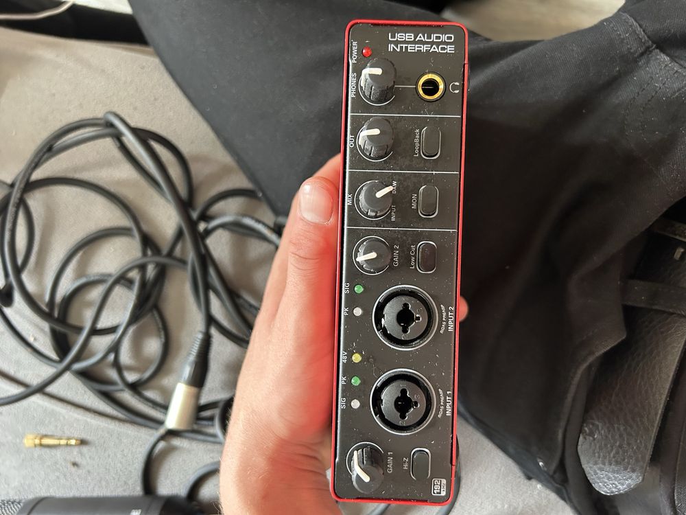 Mikrofon RODE NT-1 Z interfejem MUSICMATE MM-A170 Gemini Smart i Rode