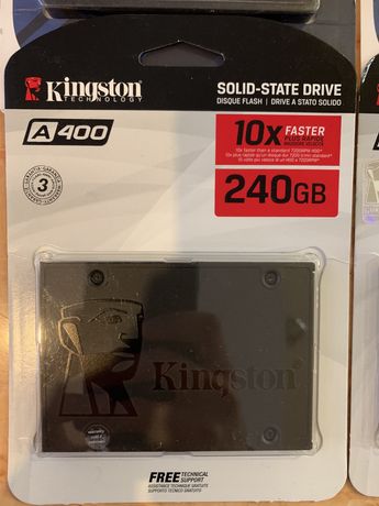 Новый SSD 240gb Kingston A400, 36 мес. гарантии TLC 2.5” ссд диск SATA