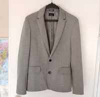 Трикотажный пиджак Zara, размер М серый