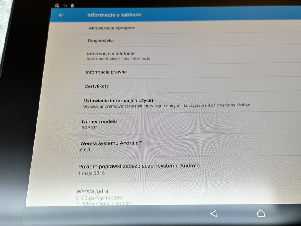 Tablet Sony Xperia Z / 16GB / Zadbany !