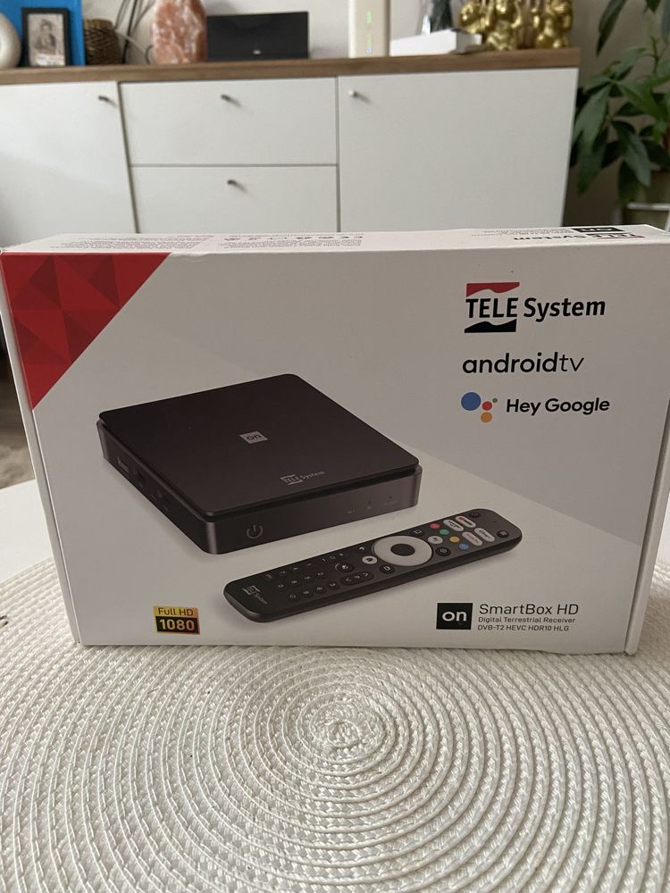 Dekoder naziemny cyfrowy Android TV Smart TV Upgrade Tuner DVB-T2 HEVC