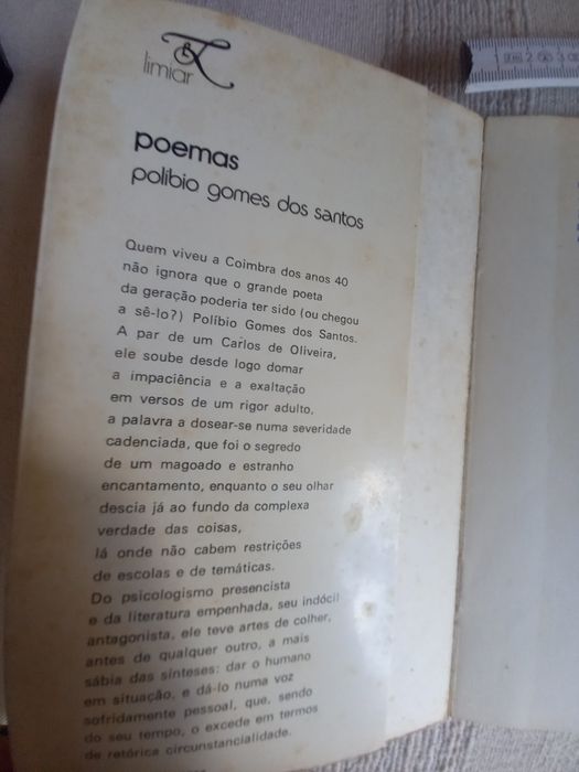 Poemas de Políbio Gomes dos Santos autor de Ansião Leiria