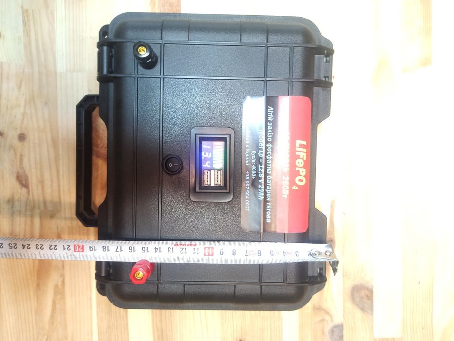 Продам аккумулятор+павербанк LiFePo4 12v 20ah,