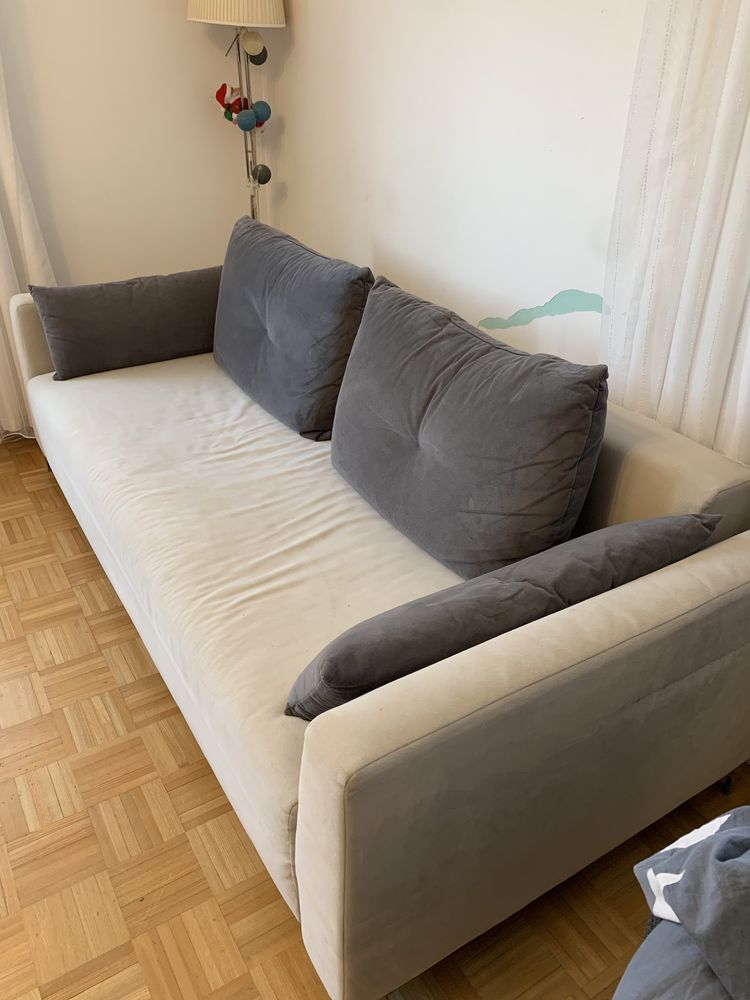 Sofa Lara II LUX 3DL firmy BRW - szara