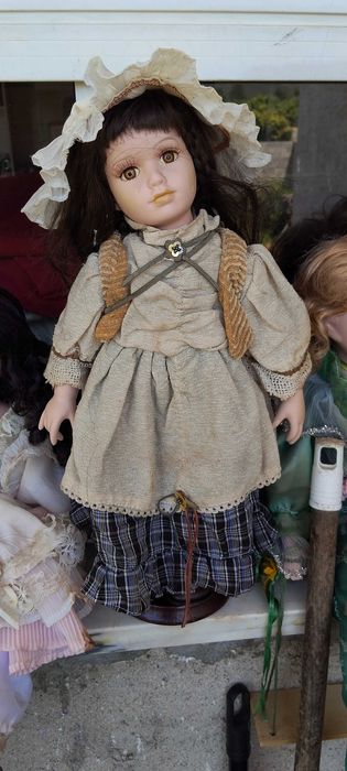 Bonecas antigas de porcelana coleção