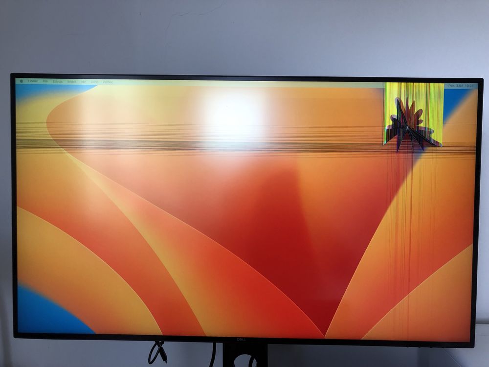 Monitor Dell U3219q uszkodzona matryca FV