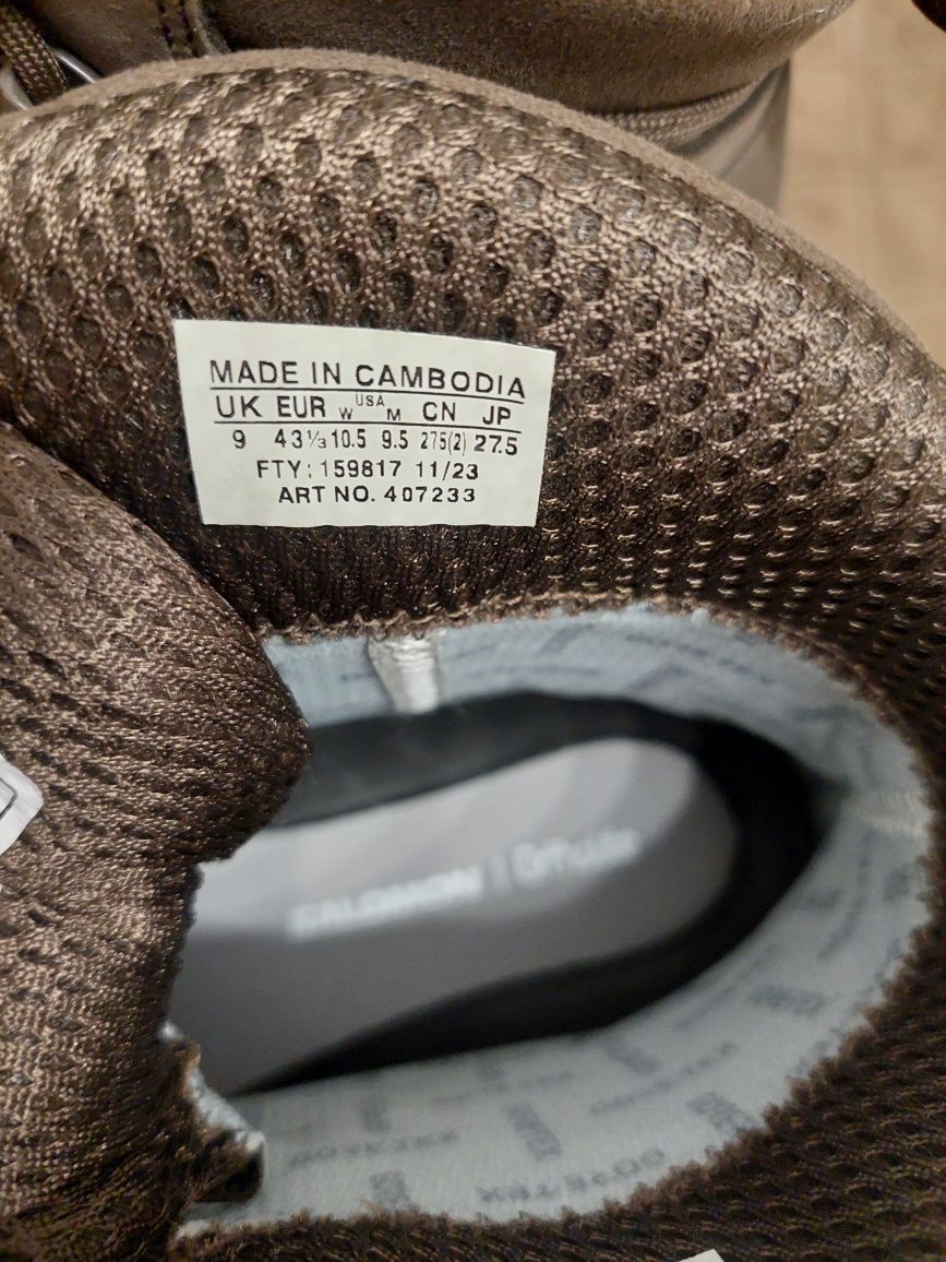 Черевики тактичні Salomon Quest 4D GTX Forces 2 Dark Brown