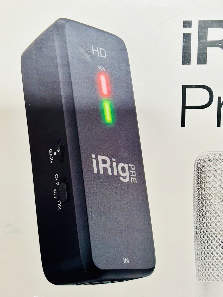 IRig Pre HD - Novo nunca foi utilizado