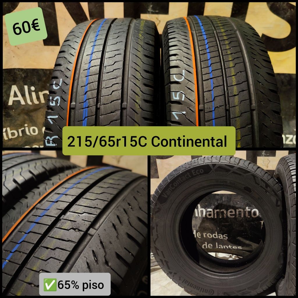 Pneus ocasião 195/60r15   215/65r15 215/65r15C