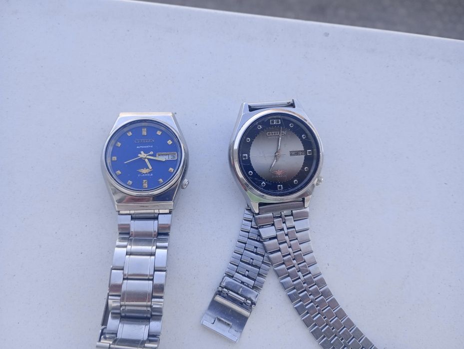 Zegarek Citizen rynek arabski błękit i piaskowy kolor ni seiko tissot