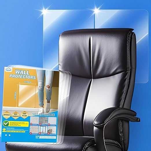 Samoprzylepna przezroczysta folia ochronna na ścianę 4szt.36x28 (221b)