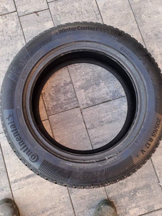 Opony zimowe Continental 205 65 r 17 V, 4 szt, jak nówki!!!