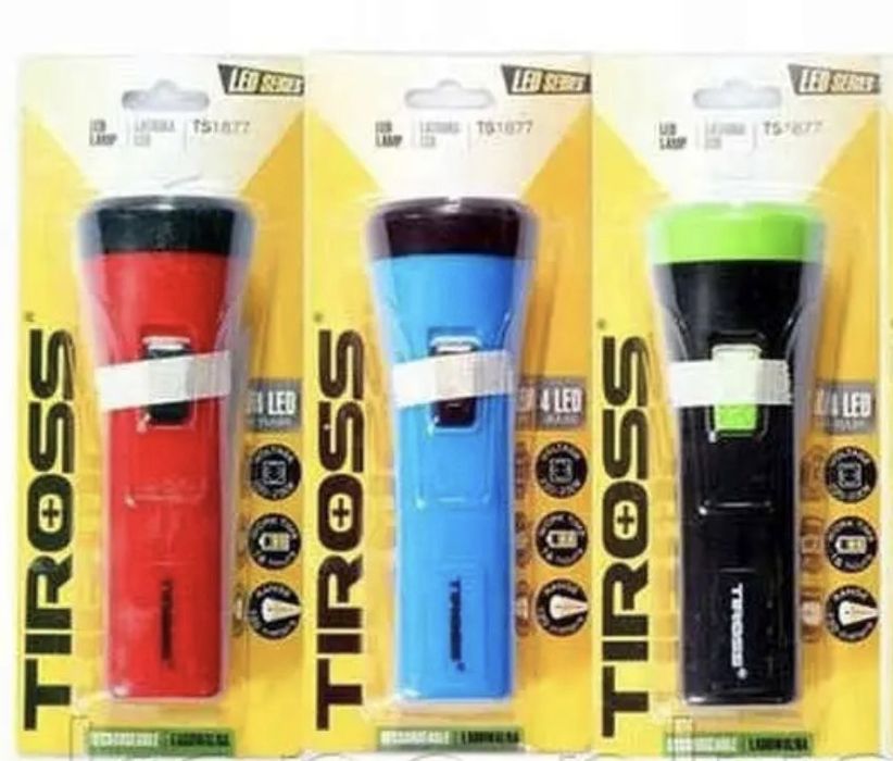 Якісний світлодіодний ліхтар Tiross TS 1124 N Green