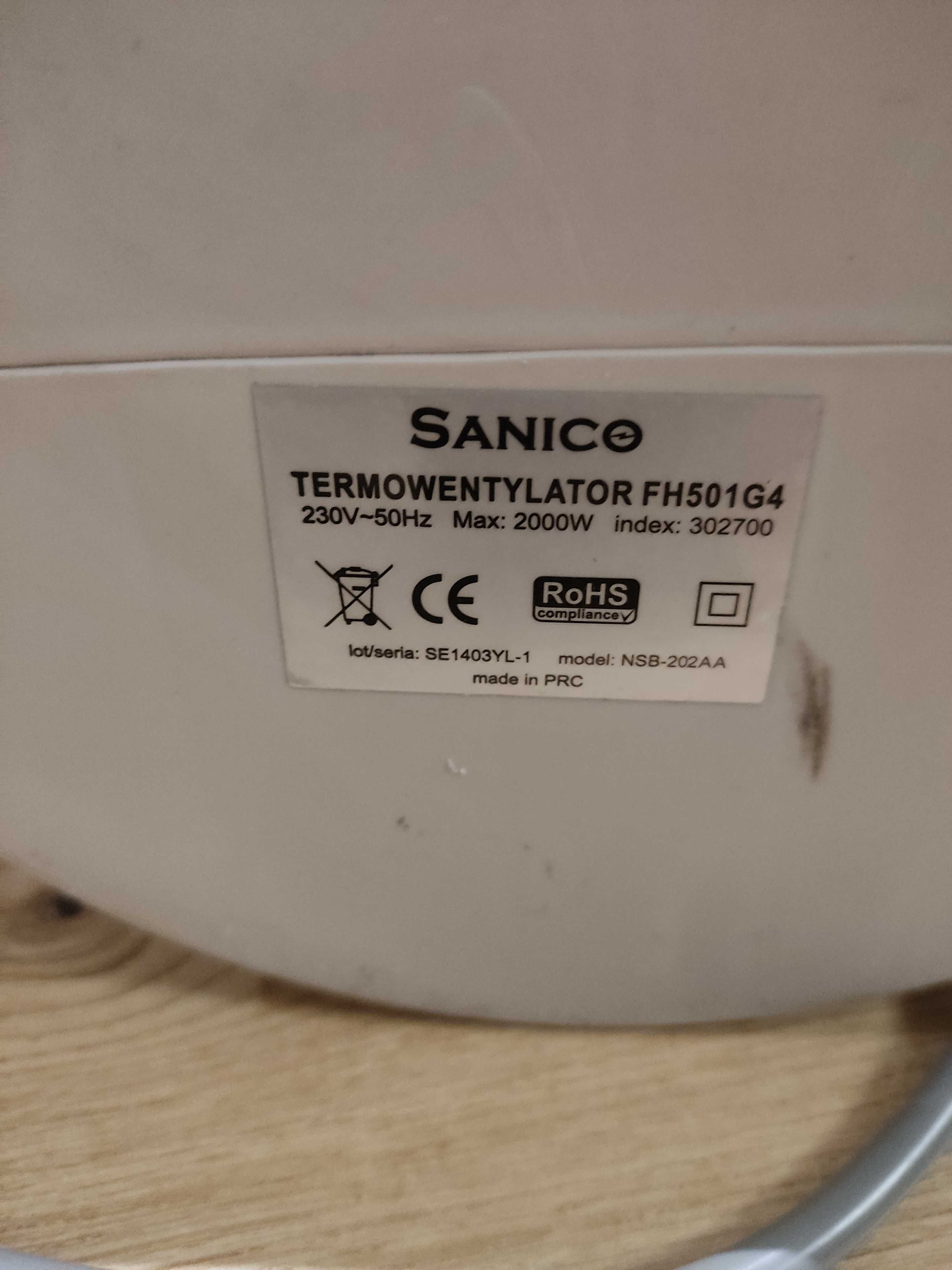 Termowentylator Sanico dmuchawa nagrzewnica