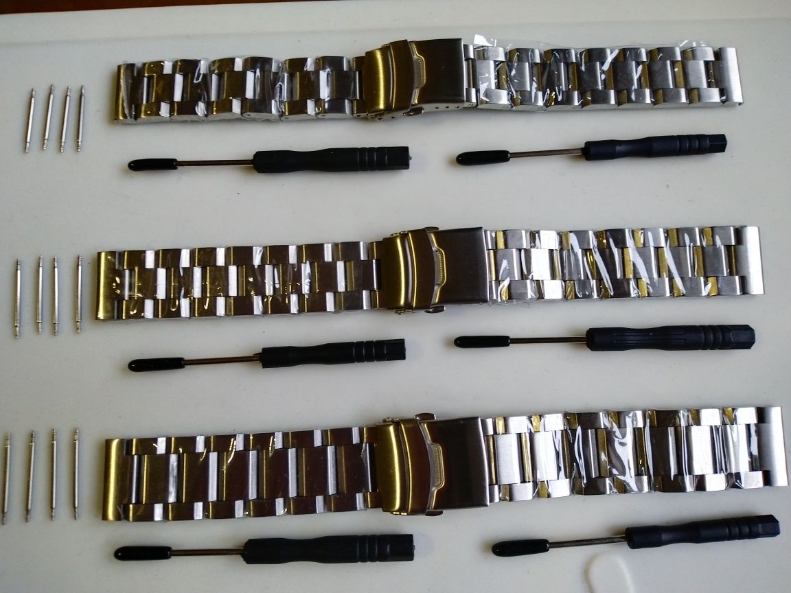 Super bransoleta stalowa do zegarka 18 mm, 20 mm, 22 mm, 24 mm