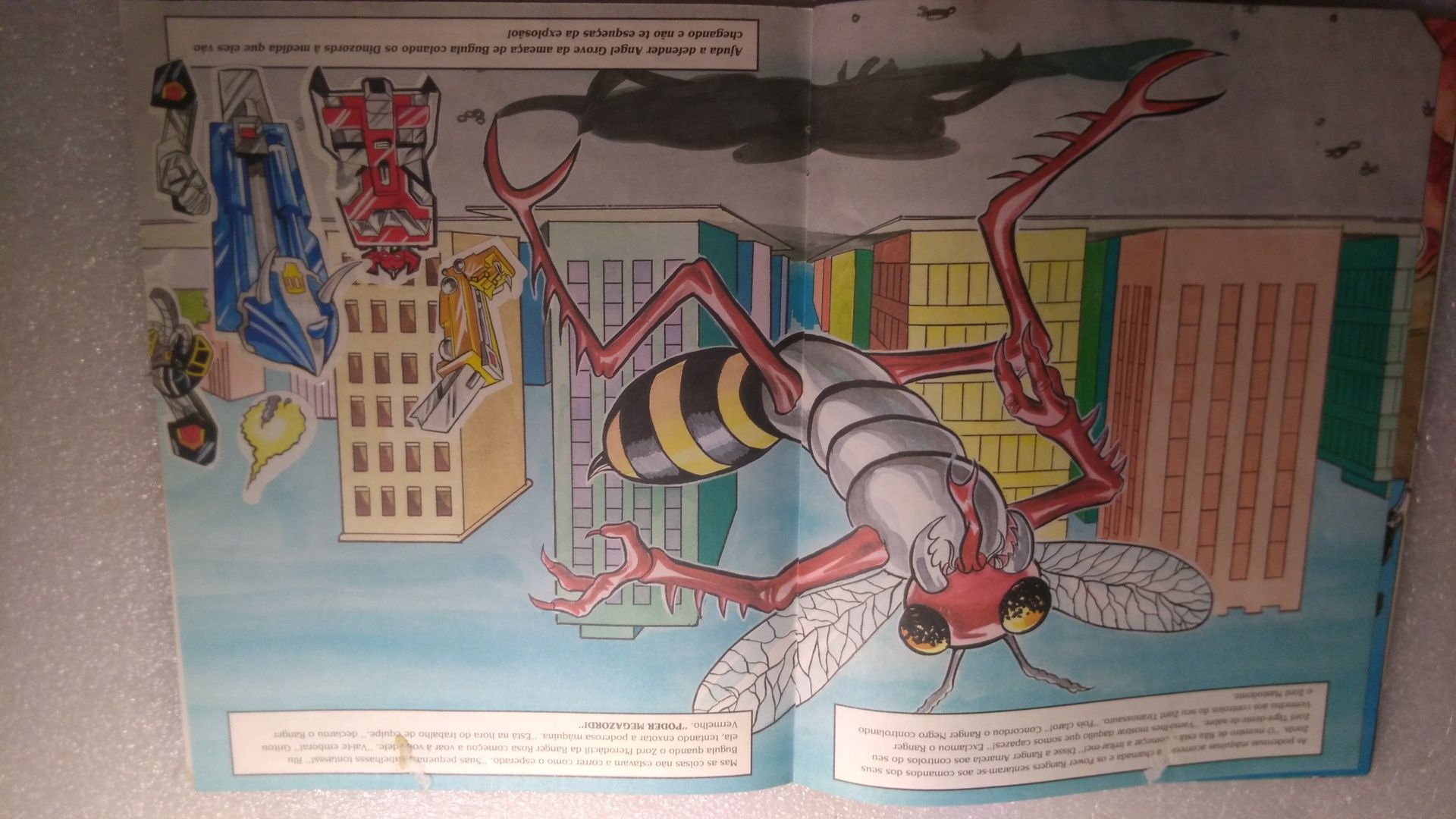 Raro livro de autocolantes Power Rangers 1994