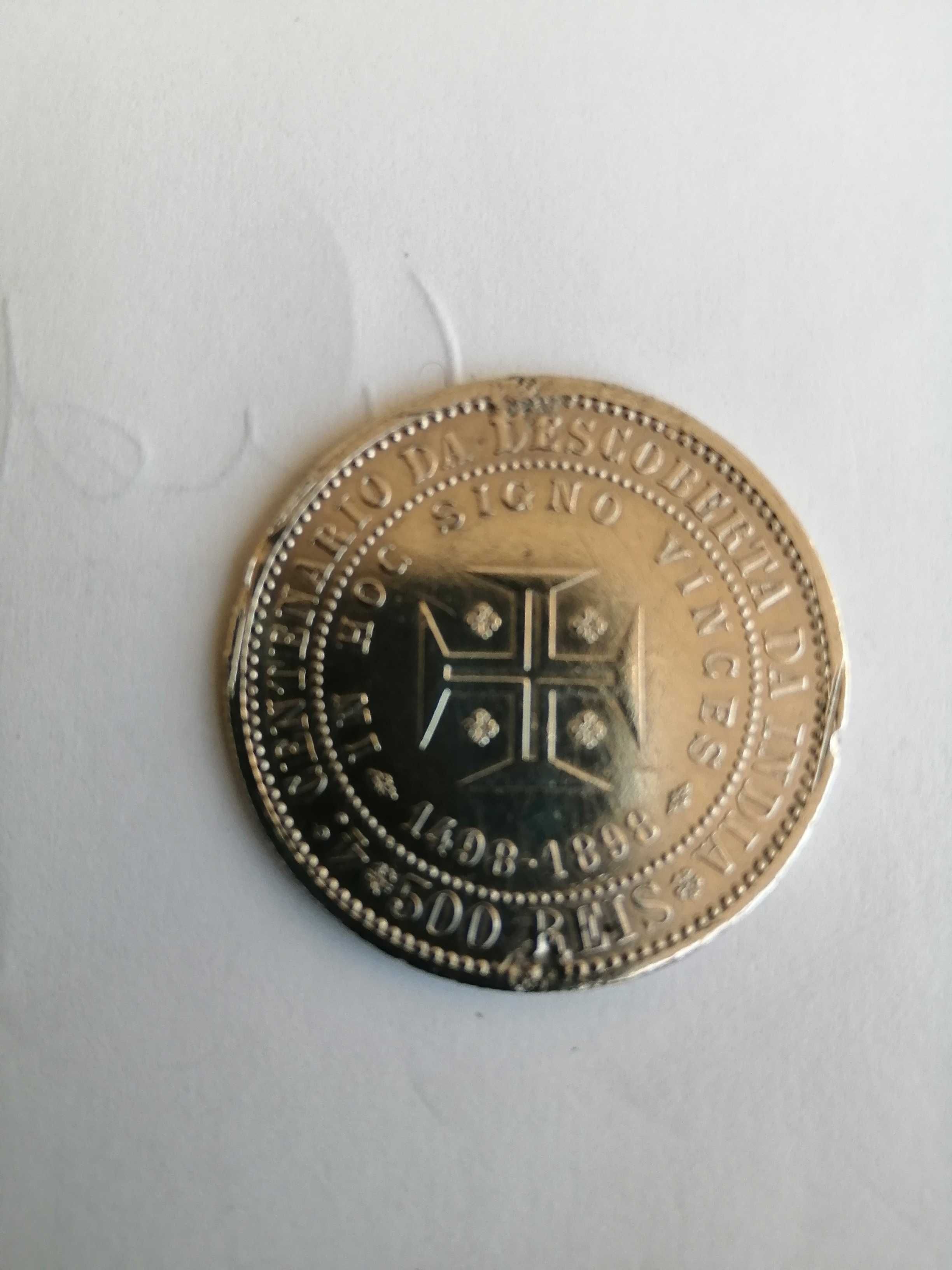 4 moedas de prata de D. CARLOS