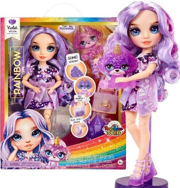 Лялька Рейнбоу Хай Вайолет Rainbow High Violet Slime Kit & Pet