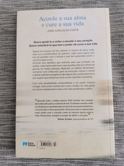 Acorde a Sua Alma e Cure a Sua Vida (João Carlos da Costa) - Porto Ed.