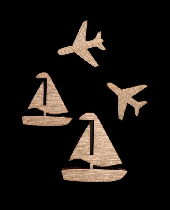 Podróżuj Codziennie – Drewniana Mapa 3D 150X90cm, 4 kolory