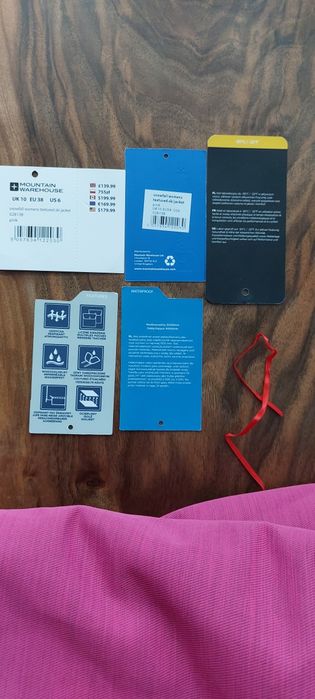 Kurtka narciarska zimowa sportowa damska MOUNTAIN WAREHOUSE róż roz.10