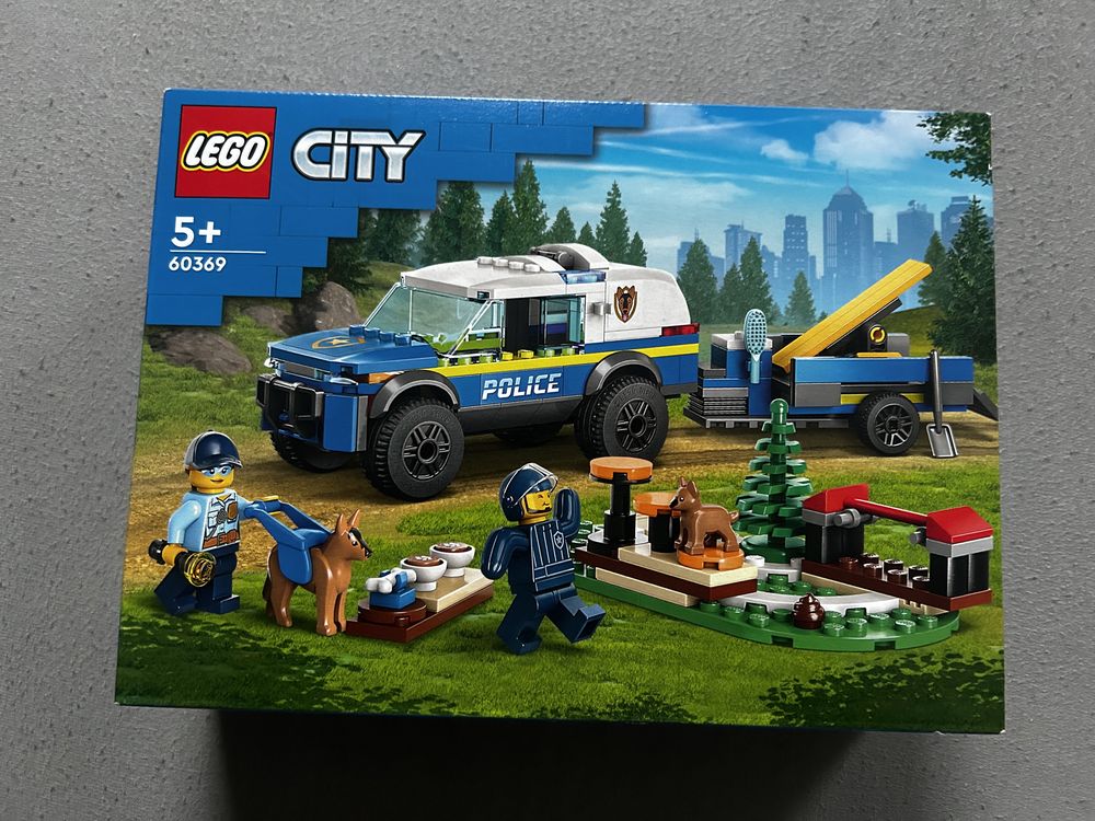 Lego 60369 NOWE Szkolenie psów policyjnych w terenie