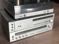 UNITRA - zestaw stereo gramofon ampli deck