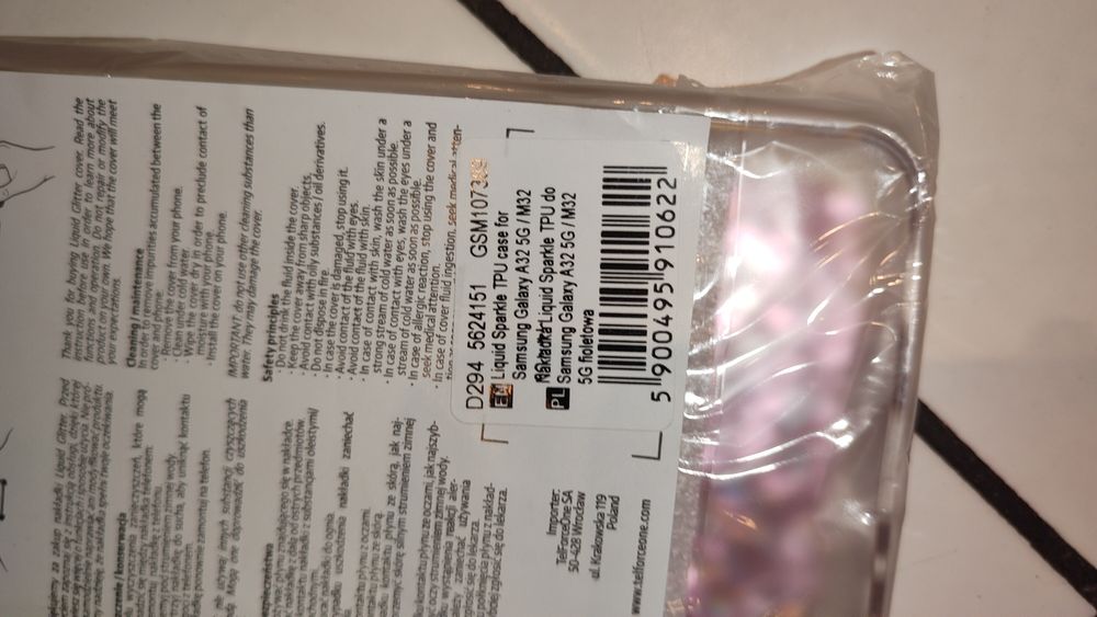 Etui Brokat  + Szkło hartowane 9H do Samsung Galaxy A32 5G