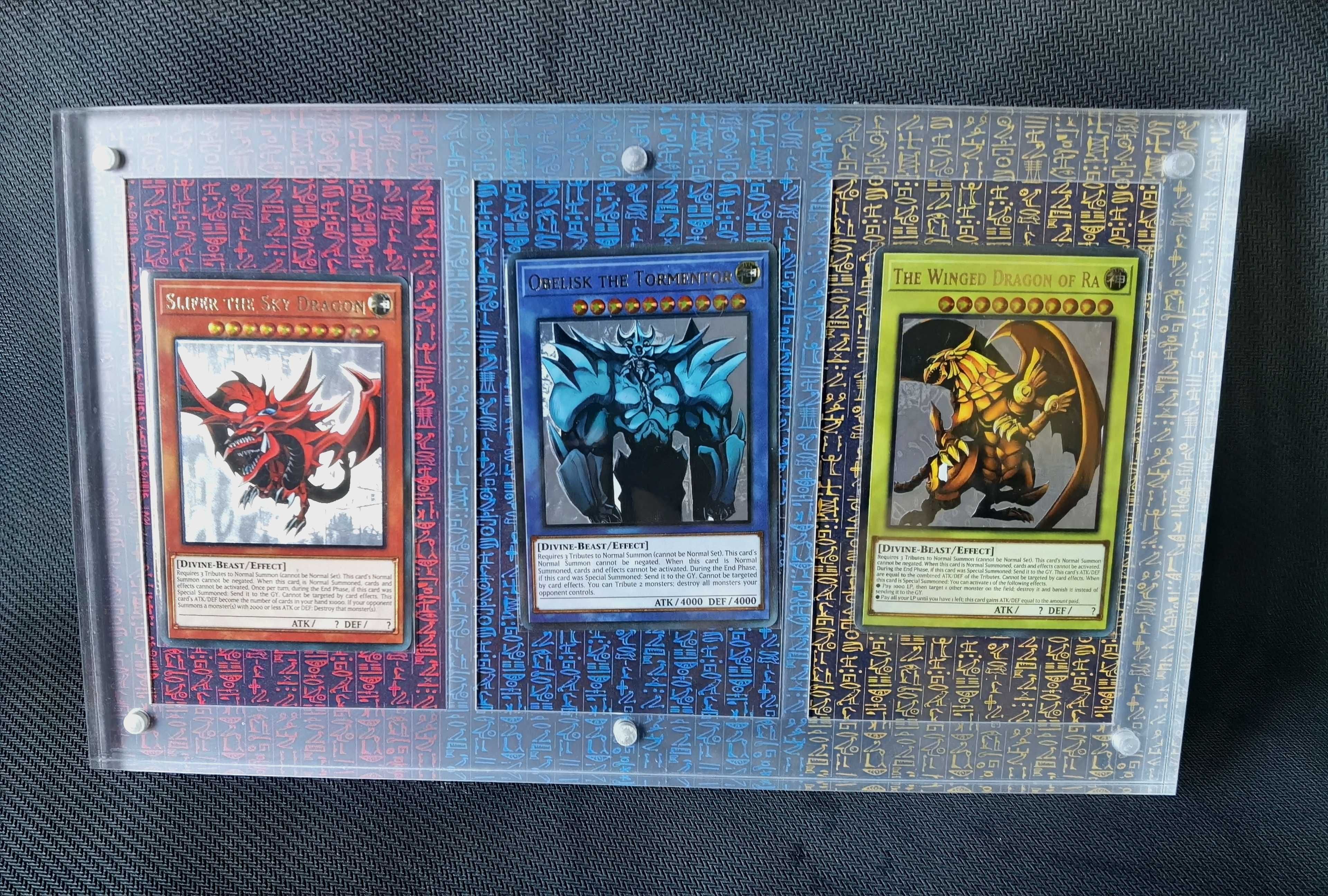 Yu-Gi-Oh Moldura para Egyption Gods (incluídos)