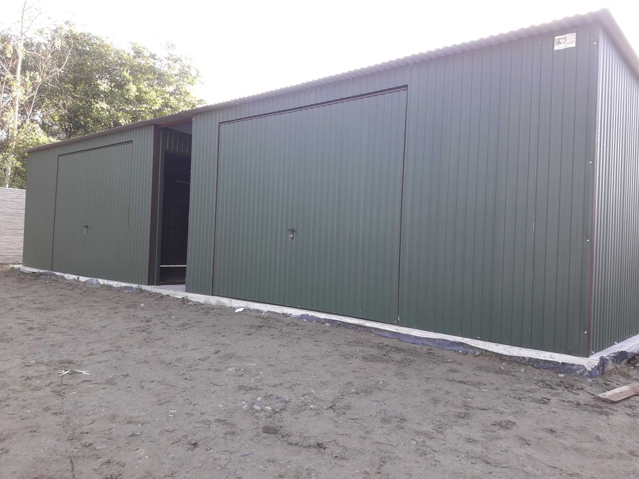 Garaż blaszany Garaże Blaszane -Magazyn Wiata-Hala Stalowa - GRZYWSTAL