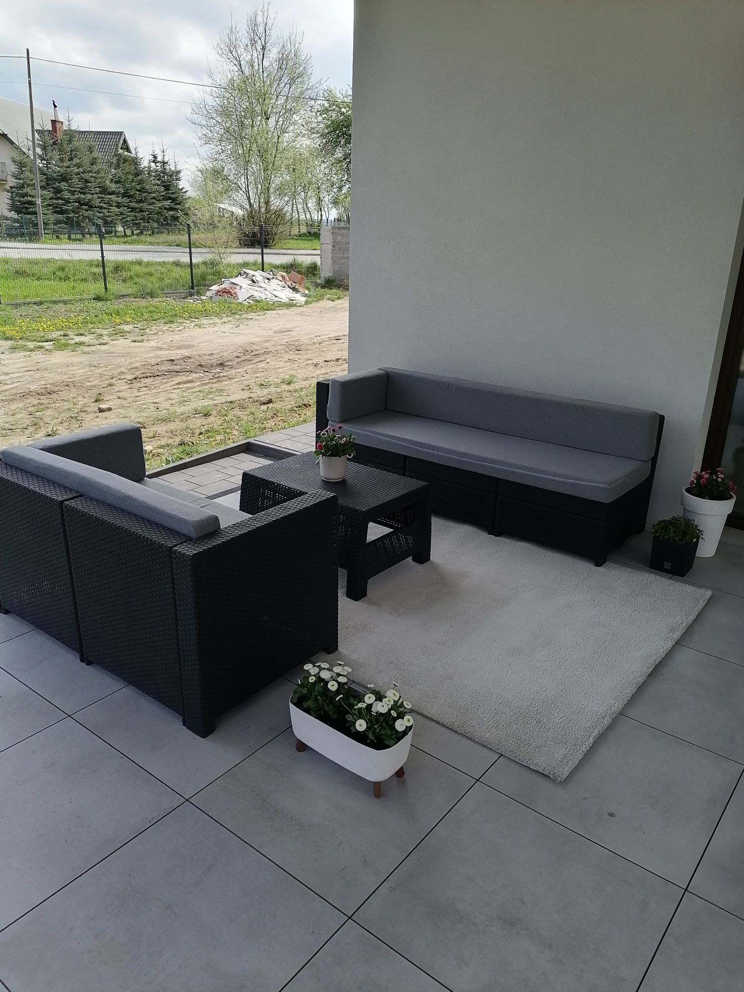 meble ogrodowe, tarasowe, modułowe techno-rattan