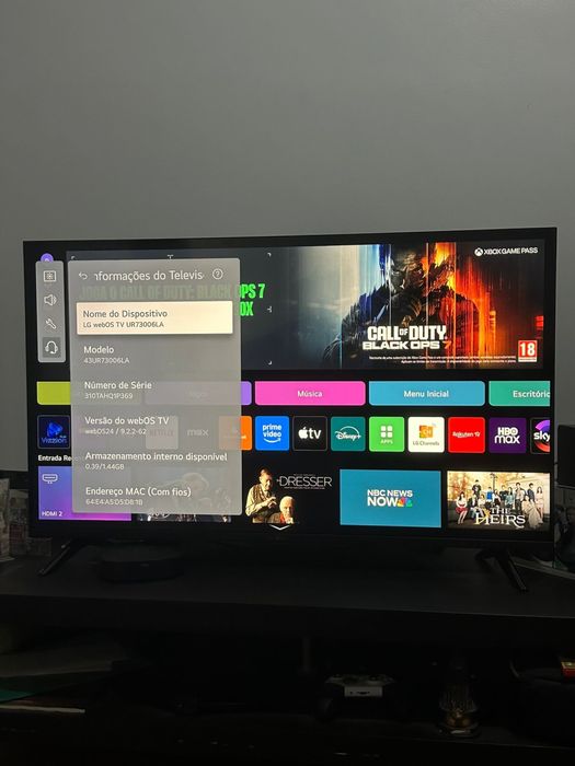 TV LG  LED - 43 - 109 cm