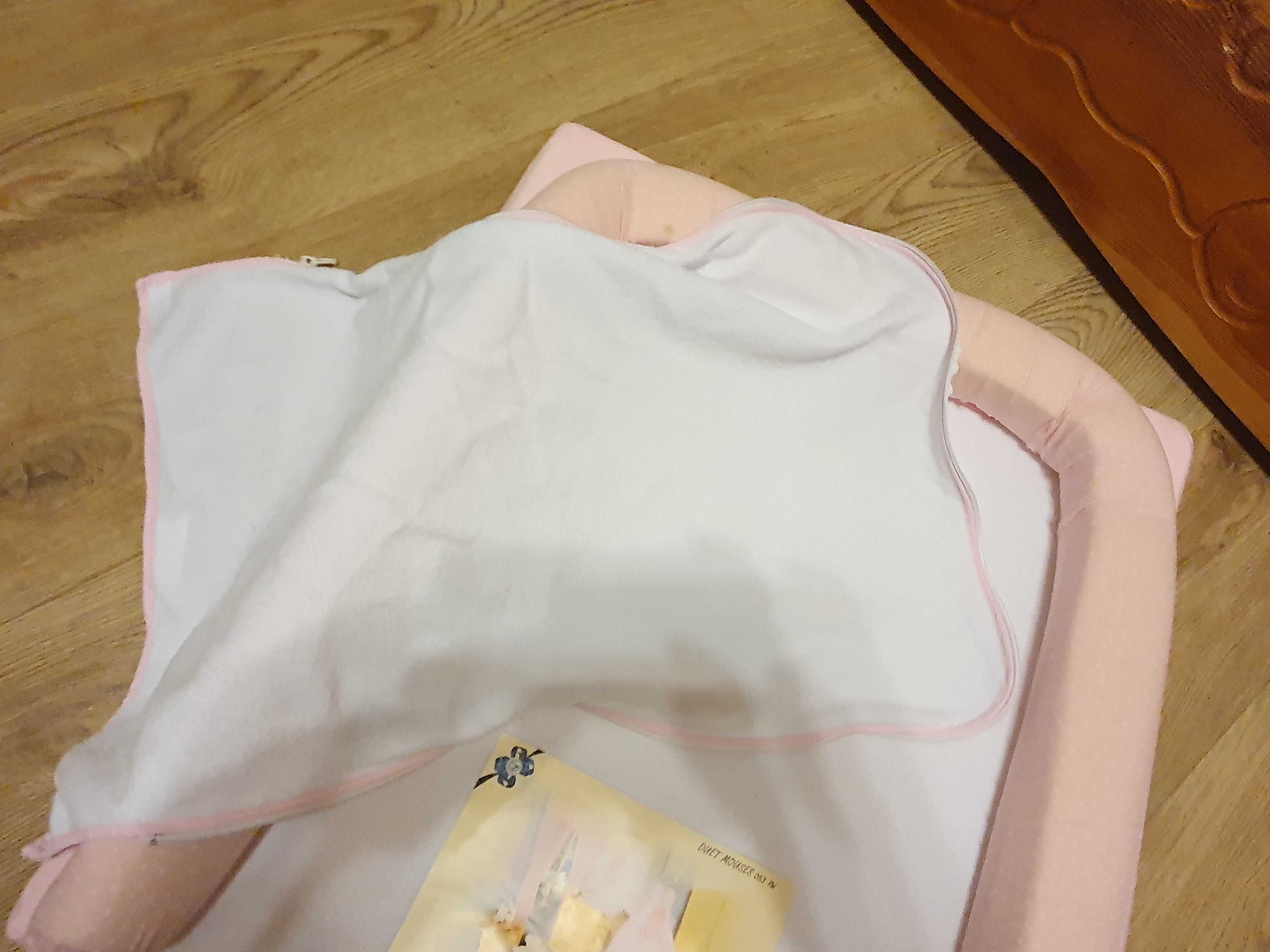 Przewijak niemowlęcy, biało różowy, firmy Gluck