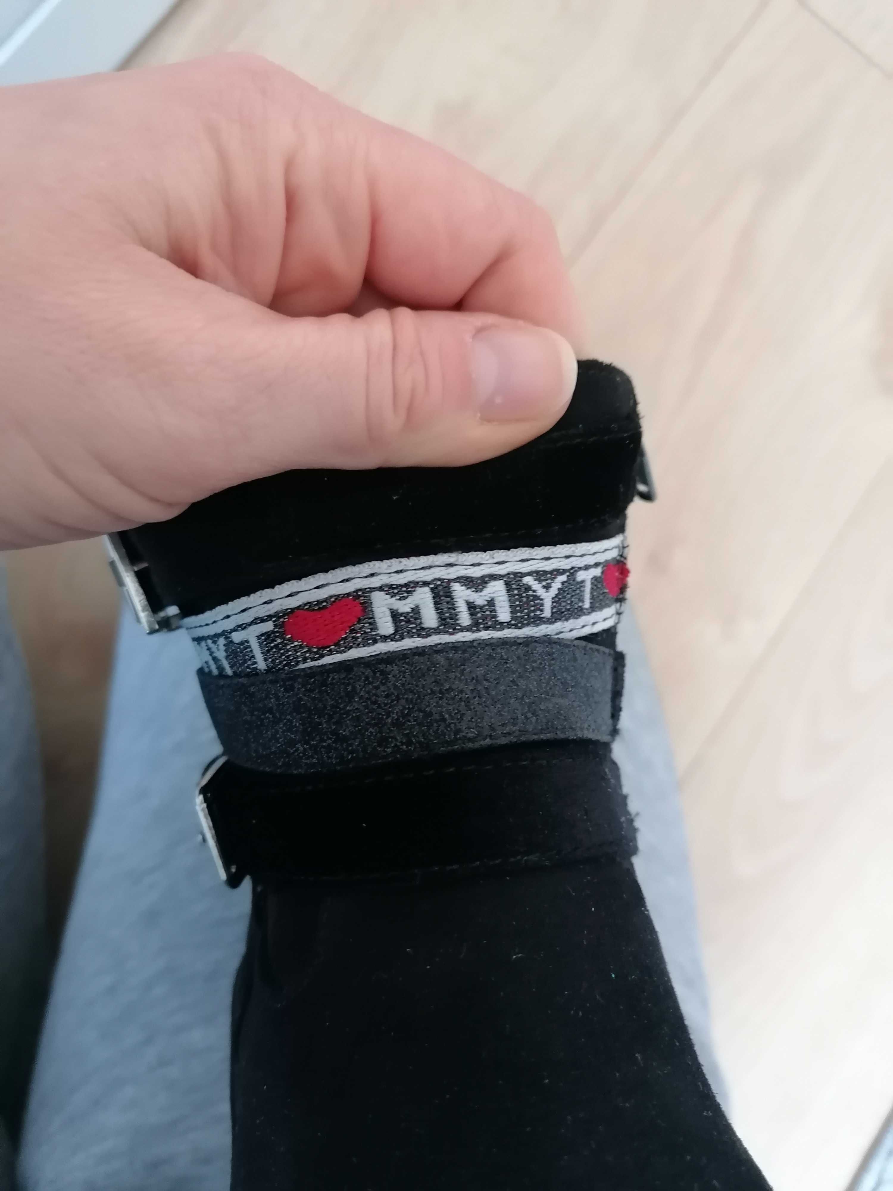 Buty botki dziewczęce Tommy Hilfiger rozm. 28 stan bardzo dobry