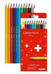 Kredki Swisscolor 12 kolorów Carandache blister,196x88 mm