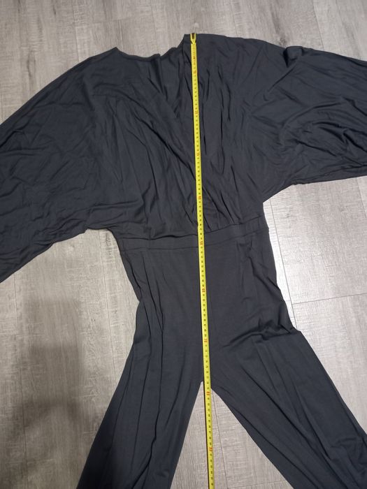 Nowe eleganckie spodnium M/L szare dzianina 150 cm długość