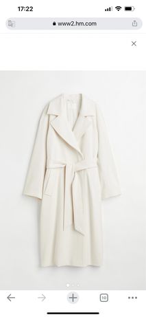 Нове пальто молочного кольору H&M