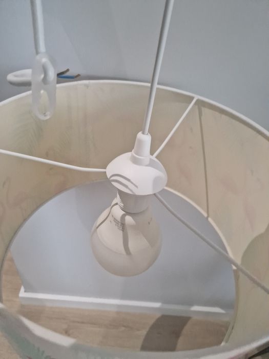 Lampa wisząca do pokoju dziecka, średnica 36cm, wys. 20 cm