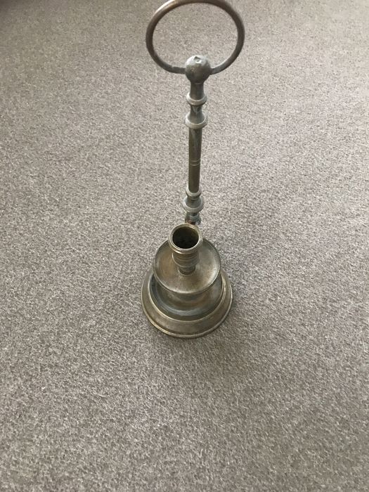 Świecznik mosiężny, mosiądz wysokość 22 cm