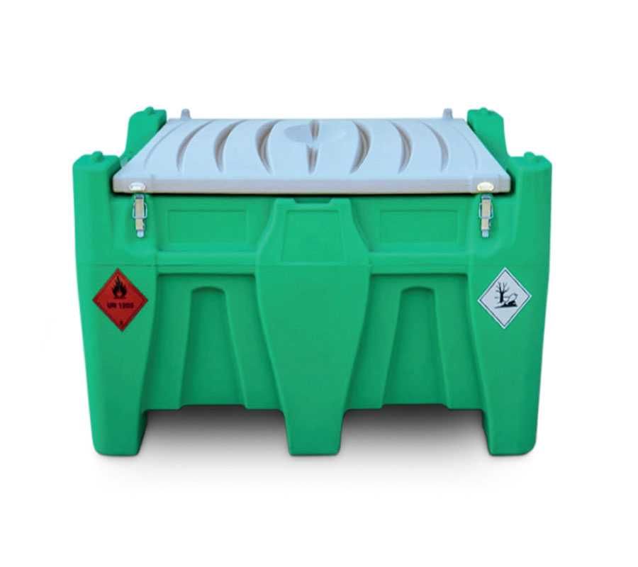 Mobilny Zbiornik na Benzyne 330L z pompą 12V z dystrybutorem, F VAT