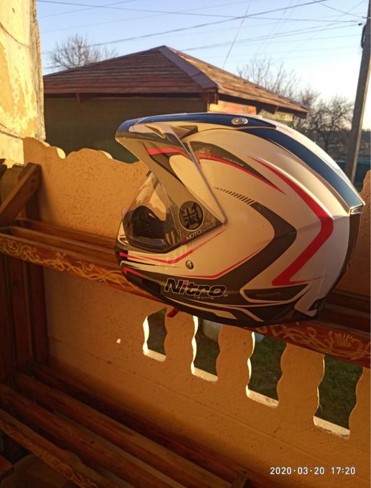 Мотошлем Nitro Devel Ендуро мотоботы.