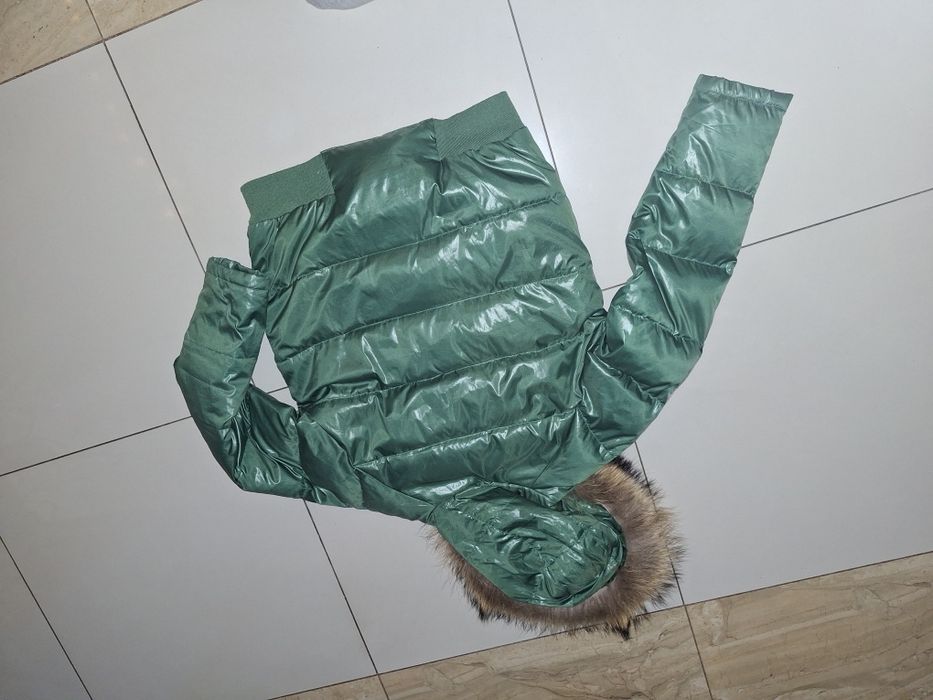 Sprzedam kurtka zima kaczy puch pierze Moncler oryginalna L XL jenot