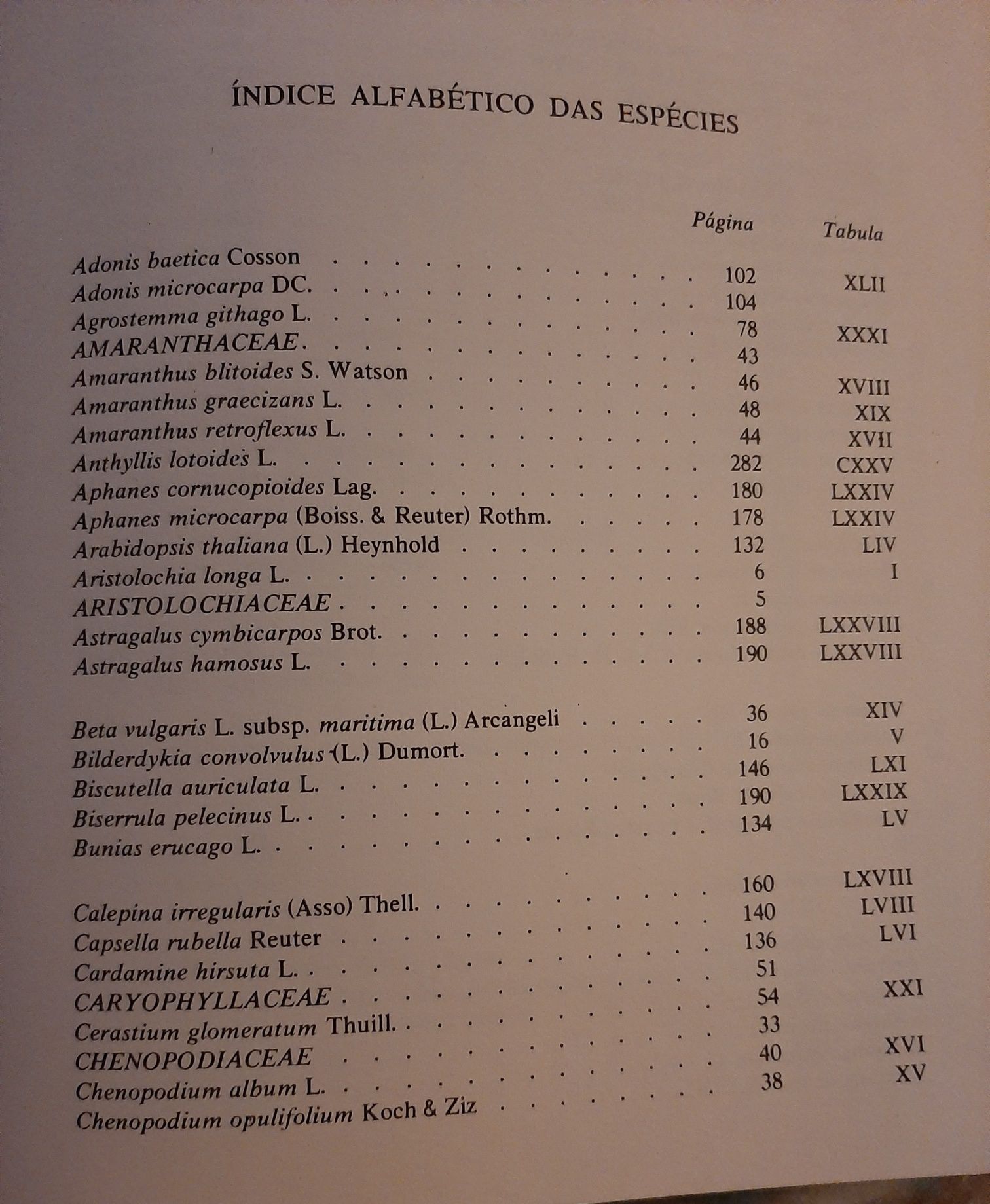 Catálogo das plantas infestantes das searas de trigo - VOLUME 1