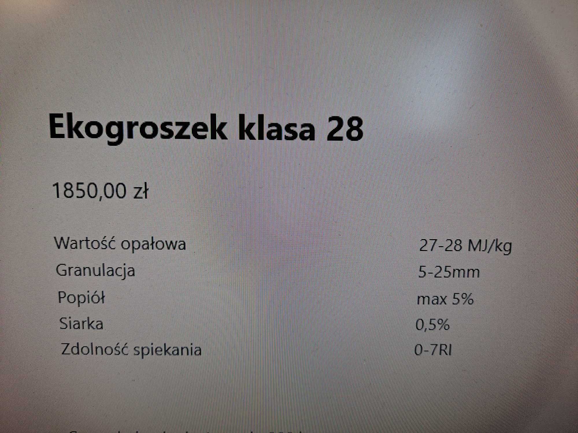 Ekogroszek pakowany skarbek 28kj