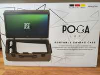 POGA LUX Mobilna walizka gamingowa desert taupe do PS 5 z monitorem