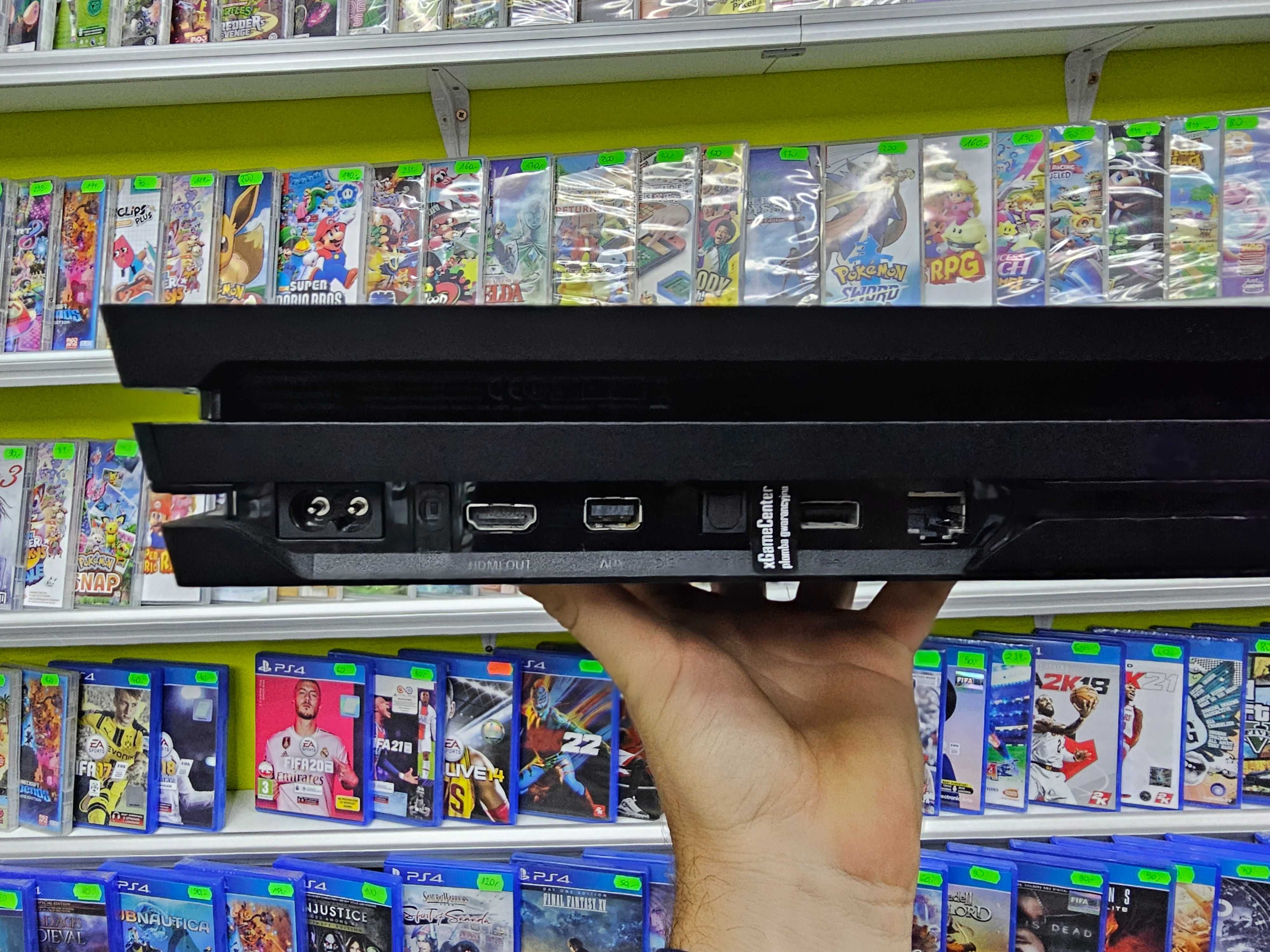 Tania i z gwarancją Konsola PS4 PRO 1TB + 5 gier Gwar 3m SKLEP ZAMIANA