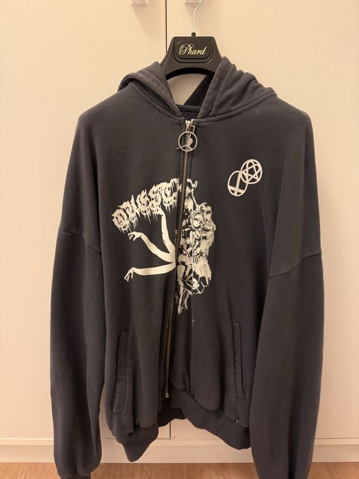 Зіп кофта графітового кольору