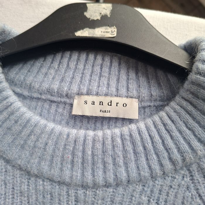 Sandro светр оригінал мохеровий